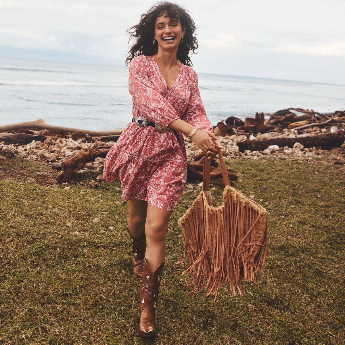 Tommy Bahama x Stetson Cowboy Boot Brown - Stetson