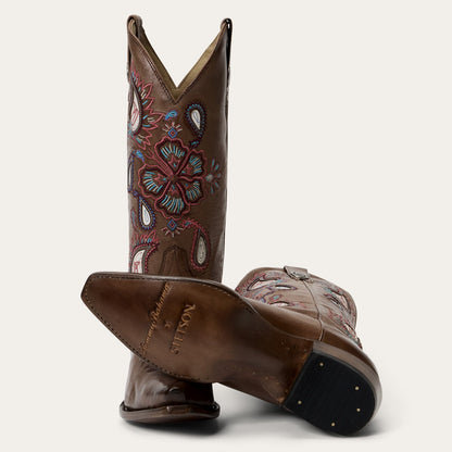 Tommy Bahama x Stetson Cowboy Boot Brown - Stetson
