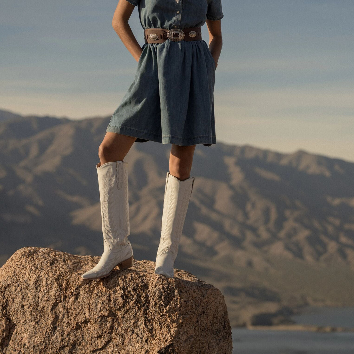 Sarah Boots White - Stetson