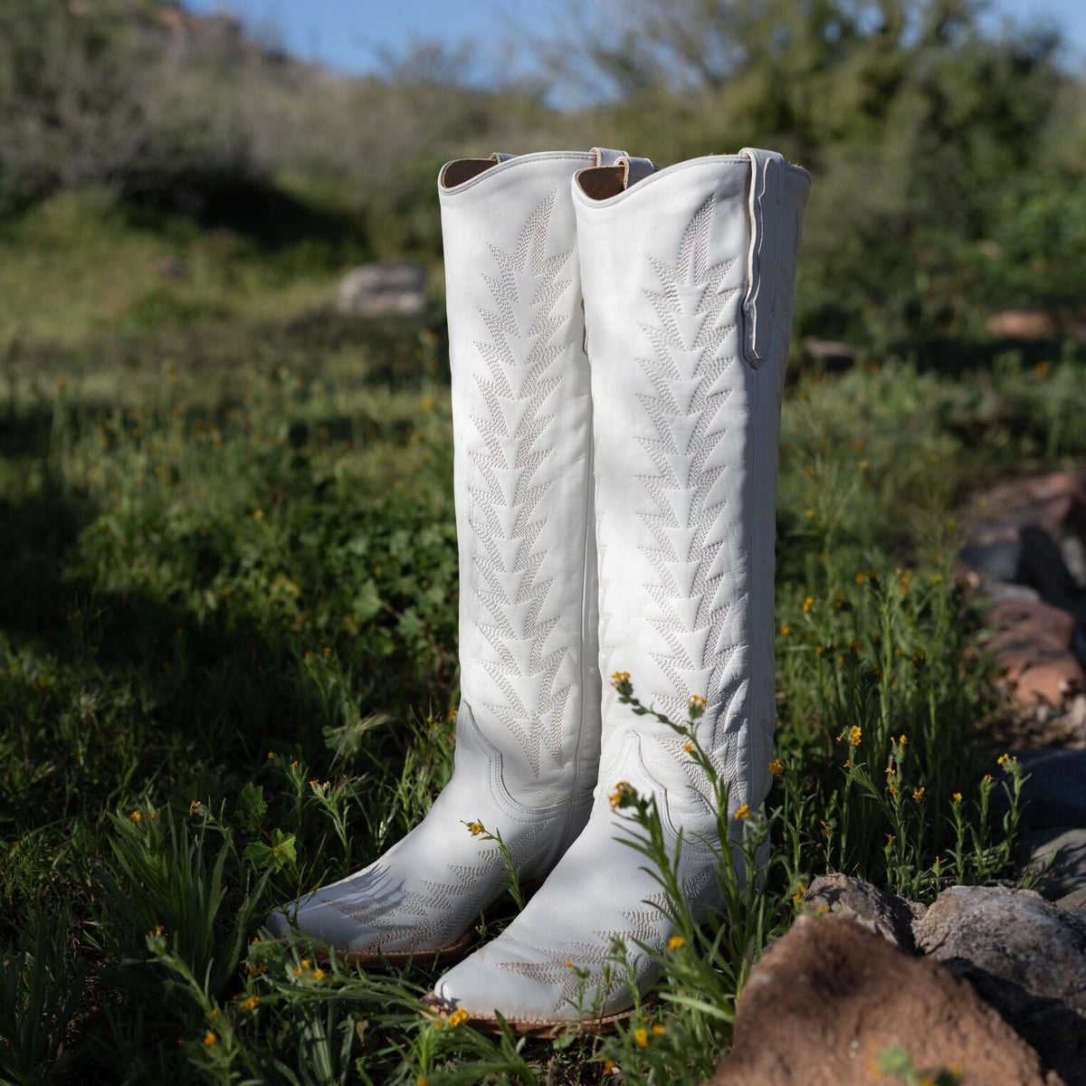 Sarah Boots White - Stetson