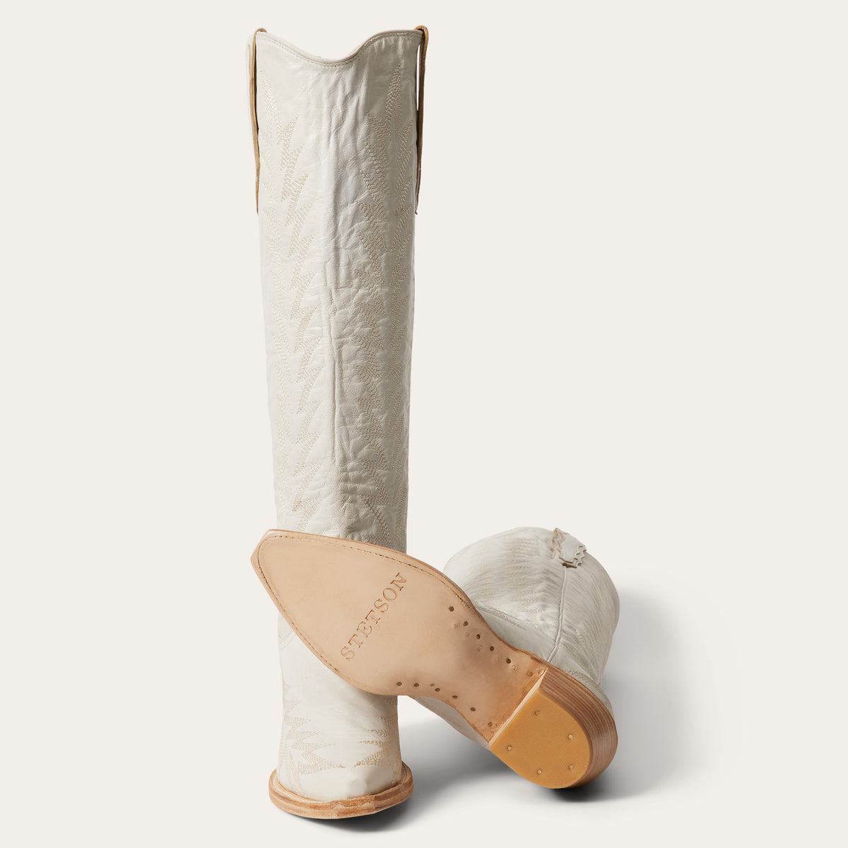Sarah Boots White - Stetson