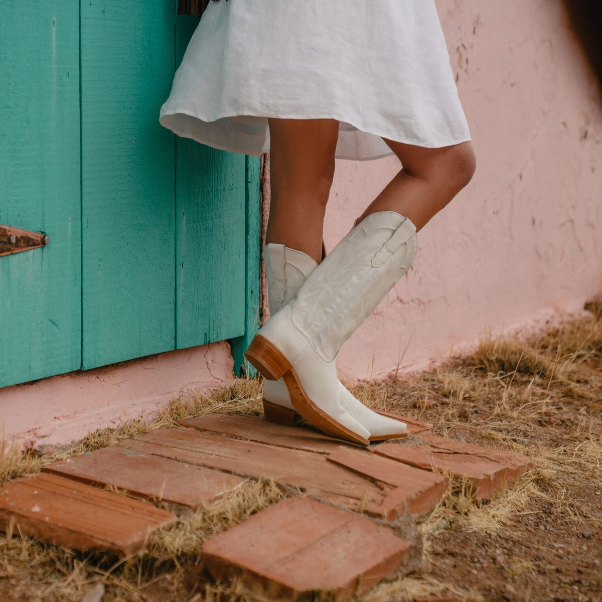 Casey Boots White - Stetson