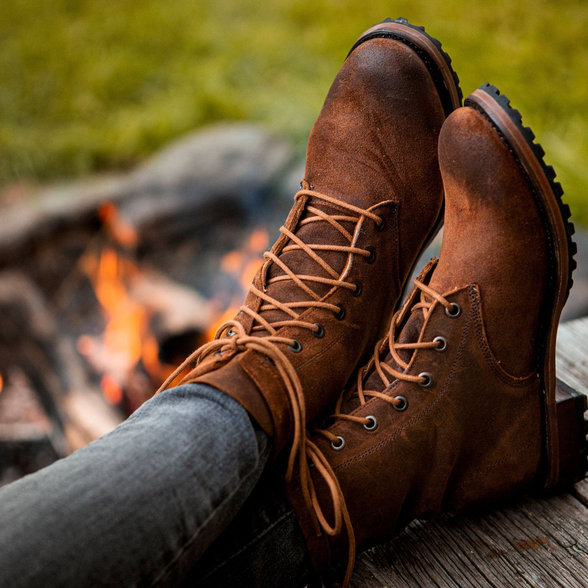 Sam Lace Up Brown Suede - Stetson