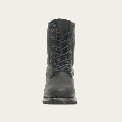 Sam Lace Up Black Leather - Stetson