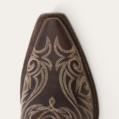 Adley Vintage Finished Leather Mules Brown - Stetson