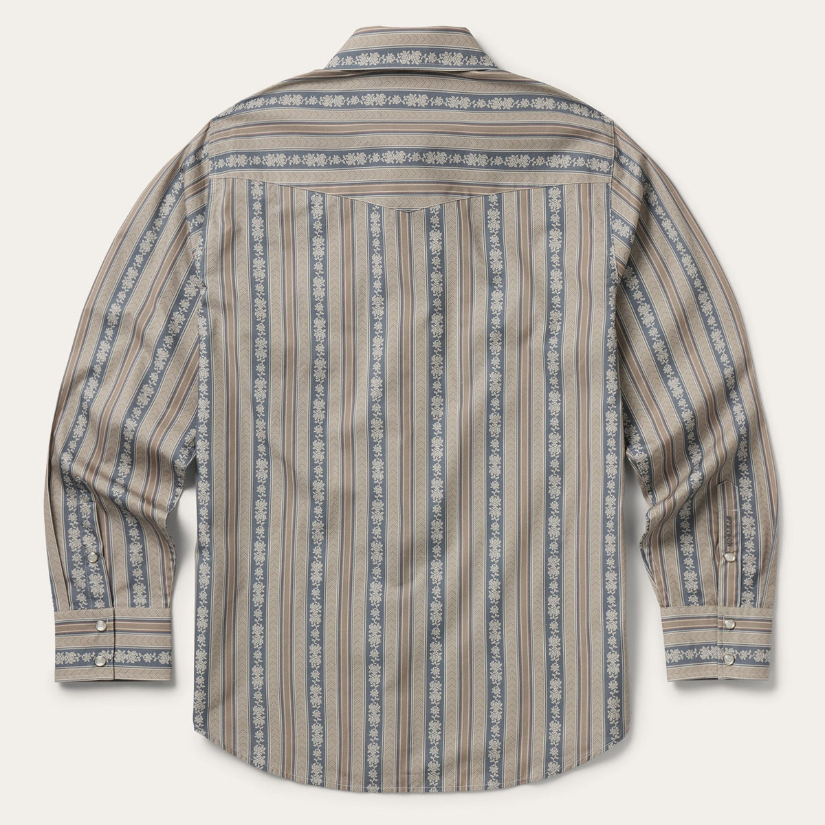 Chevron Stripe Western Shirt Grey - Stetson