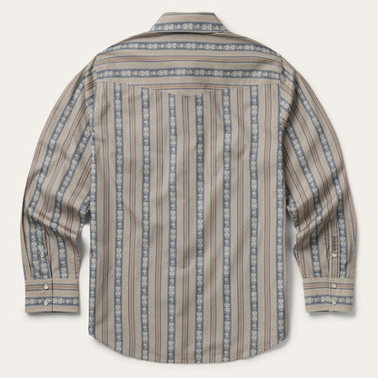 Chevron Stripe Western Shirt Grey - Stetson