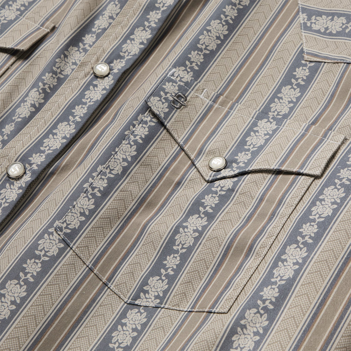 Chevron Stripe Western Shirt Grey - Stetson