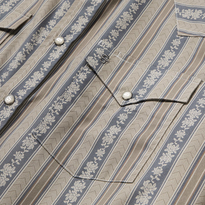 Chevron Stripe Western Shirt Grey - Stetson