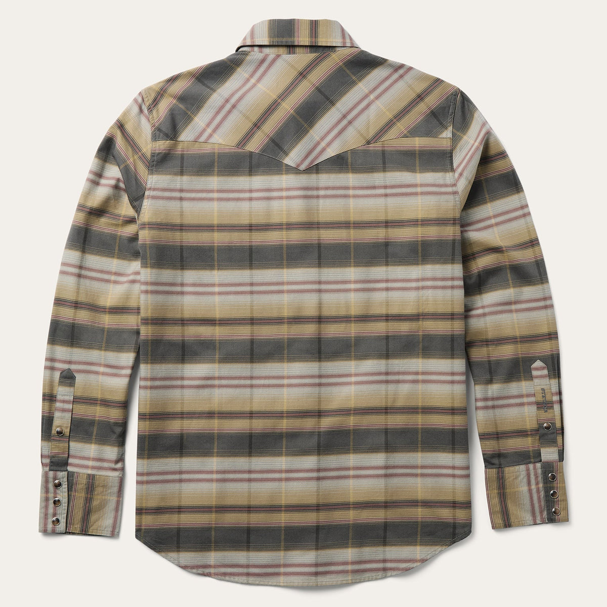 Serape Plaid Western Shirt Brown - Stetson