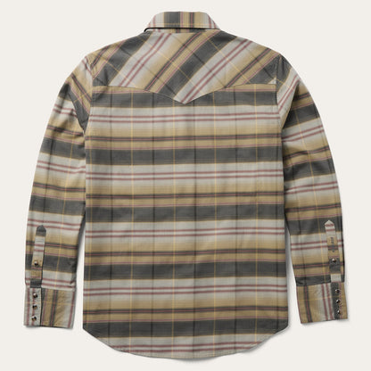 Serape Plaid Western Shirt Brown - Stetson