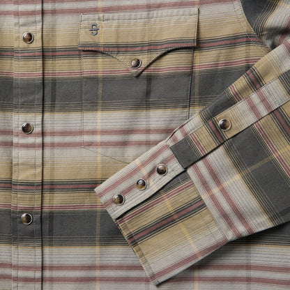 Serape Plaid Western Shirt Brown - Stetson