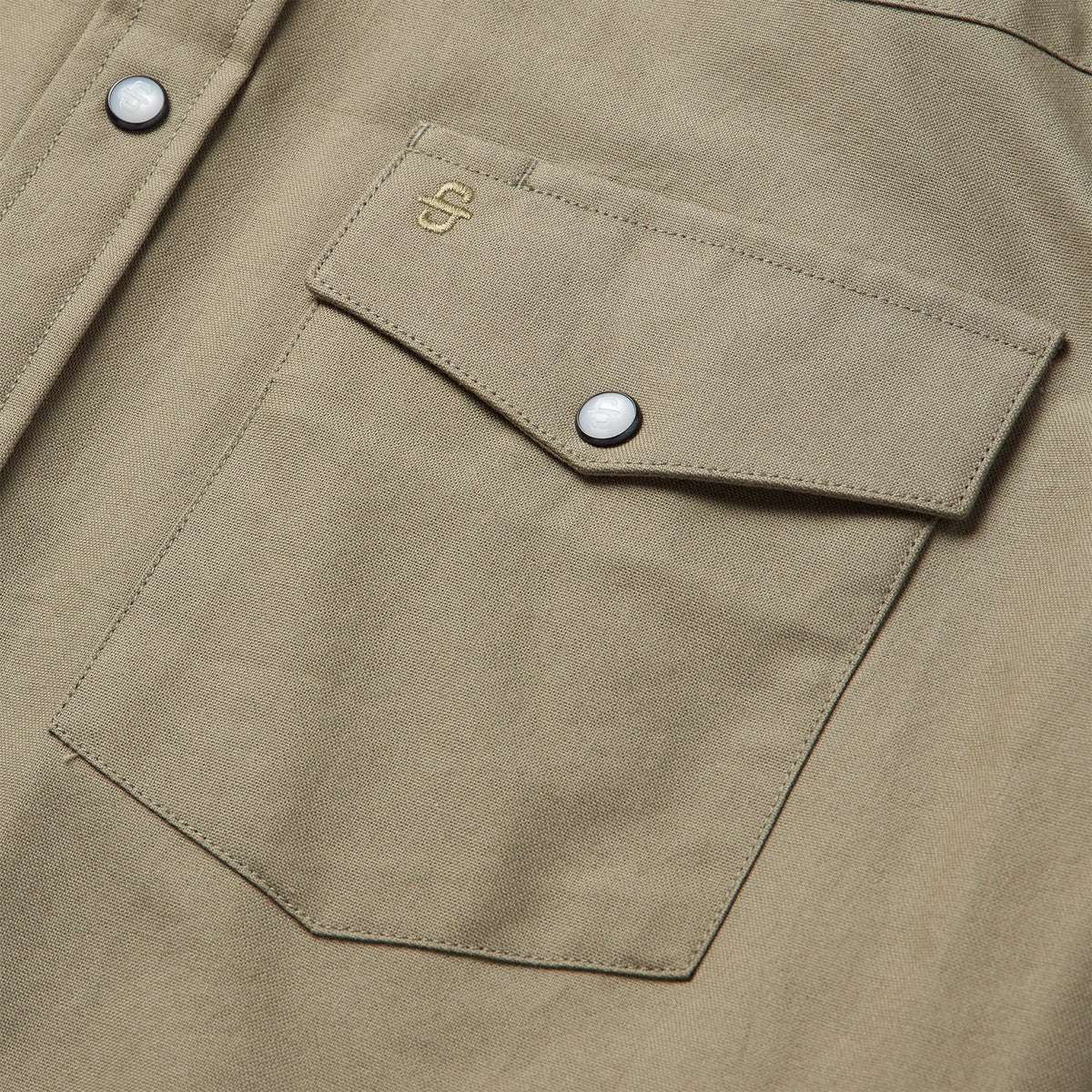 Olive Oxford Western Shirt Olive - Stetson