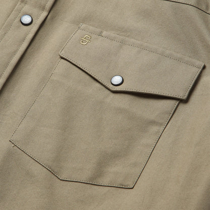 Olive Oxford Western Shirt Olive - Stetson