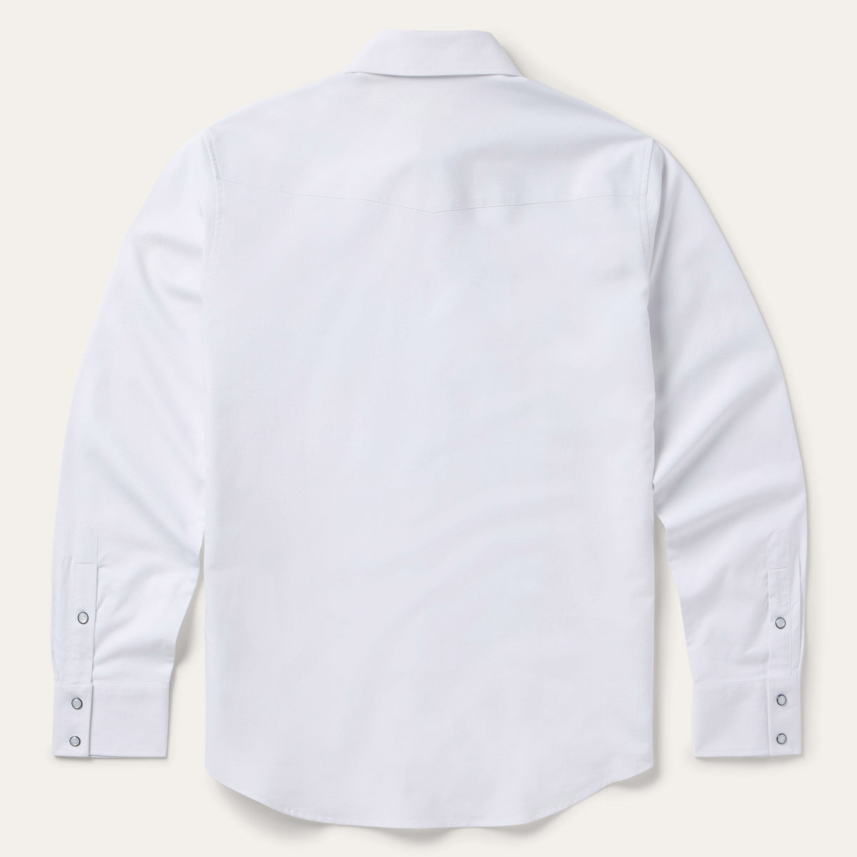 White Oxford Western Shirt White - Stetson
