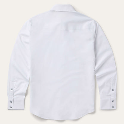 White Oxford Western Shirt White - Stetson