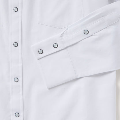 White Oxford Western Shirt White - Stetson