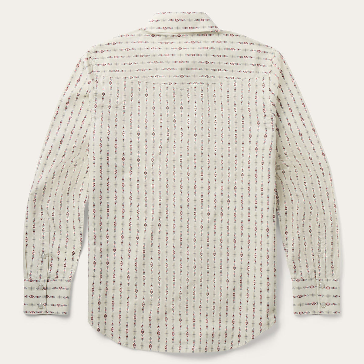 Southwest Stripe Western Shirt White - Stetson