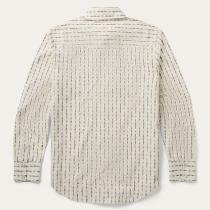 Southwest Stripe Western Shirt White - Stetson