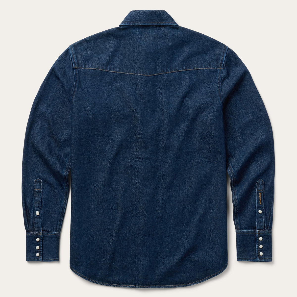 Raw Denim Western Shirt Blue - Stetson