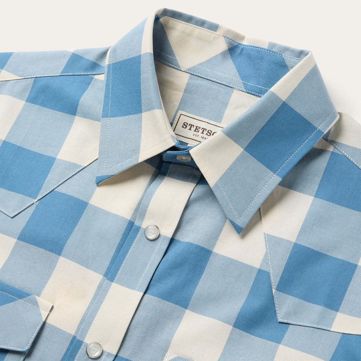 Buffalo Oxford Western Shirt Denim - Stetson