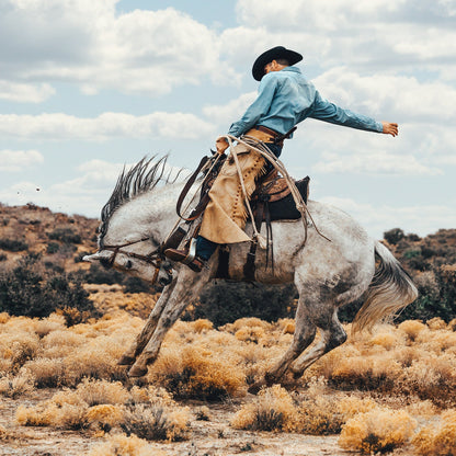 Long-Sleeved Denim Shirt Blue - Stetson