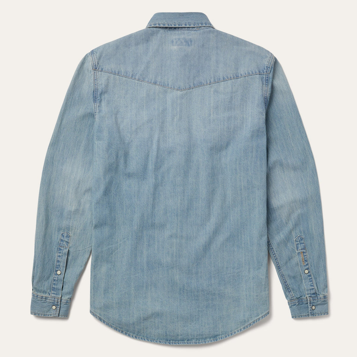Long-Sleeved Denim Shirt Blue - Stetson