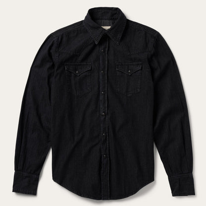 Modern Denim Western Shirt Black - Stetson