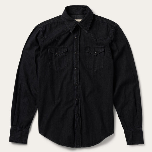Modern Denim Western Shirt Black - Stetson