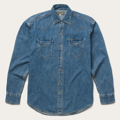 Classic Denim Shirt Blue - Stetson