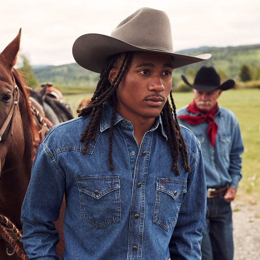 Classic Denim Shirt Blue - Stetson