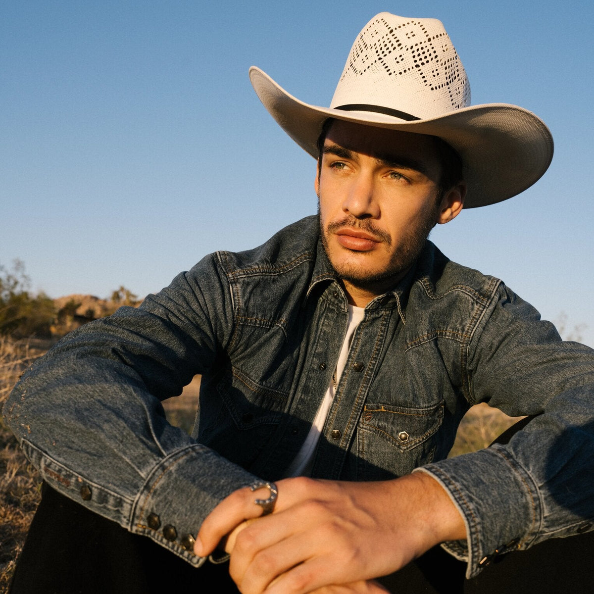 Classic Denim Shirt Blue - Stetson