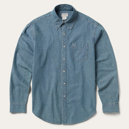 Chambray Denim Shirt Blue - Stetson