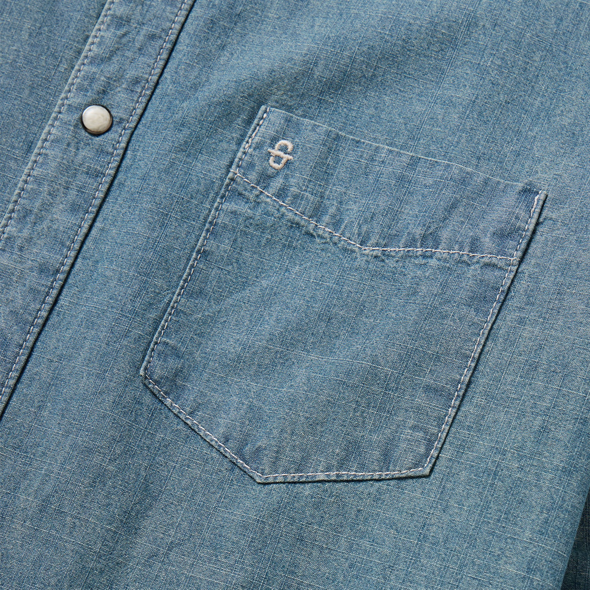 Chambray Denim Shirt Blue - Stetson