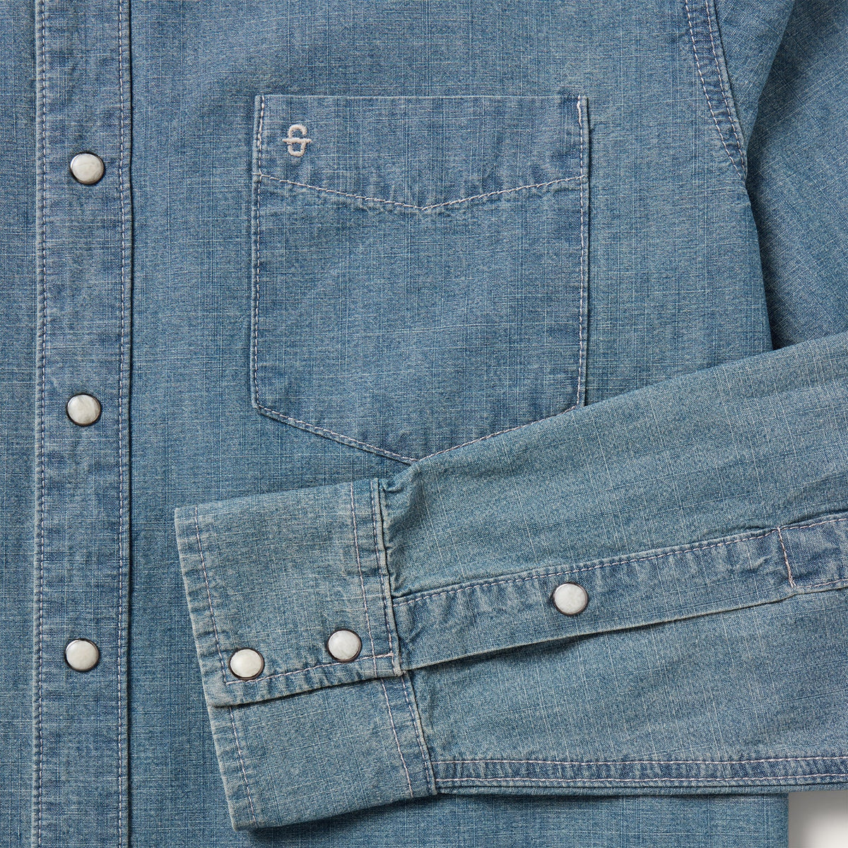 Chambray Denim Shirt Blue - Stetson