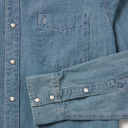 Chambray Denim Shirt Blue - Stetson