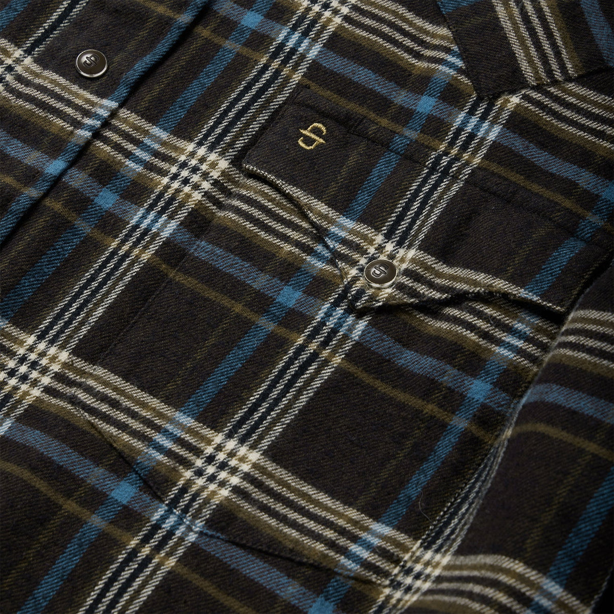Brown Plaid Flannel Western Shirt Brown - Stetson