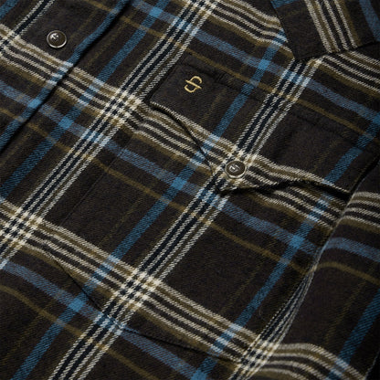 Brown Plaid Flannel Western Shirt Brown - Stetson