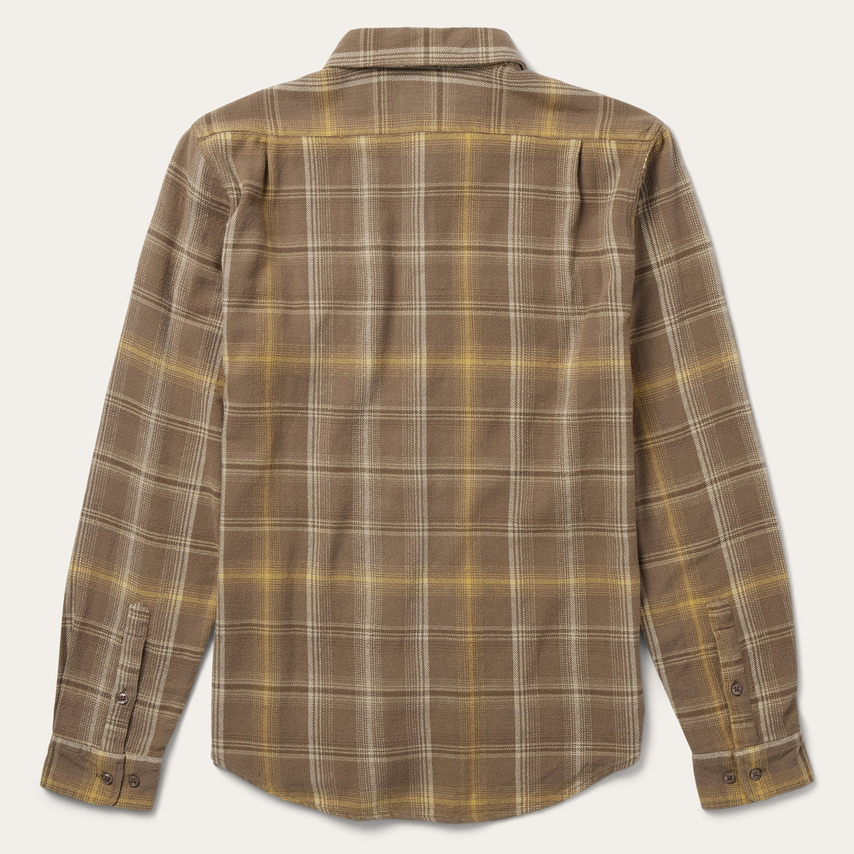 Brown Flannel Button-Front Shirt Brown - Stetson