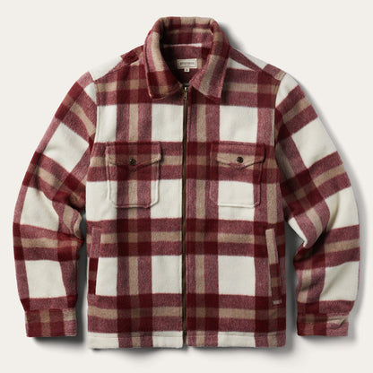 Plaid Lined Jac-Shirt Red - Stetson