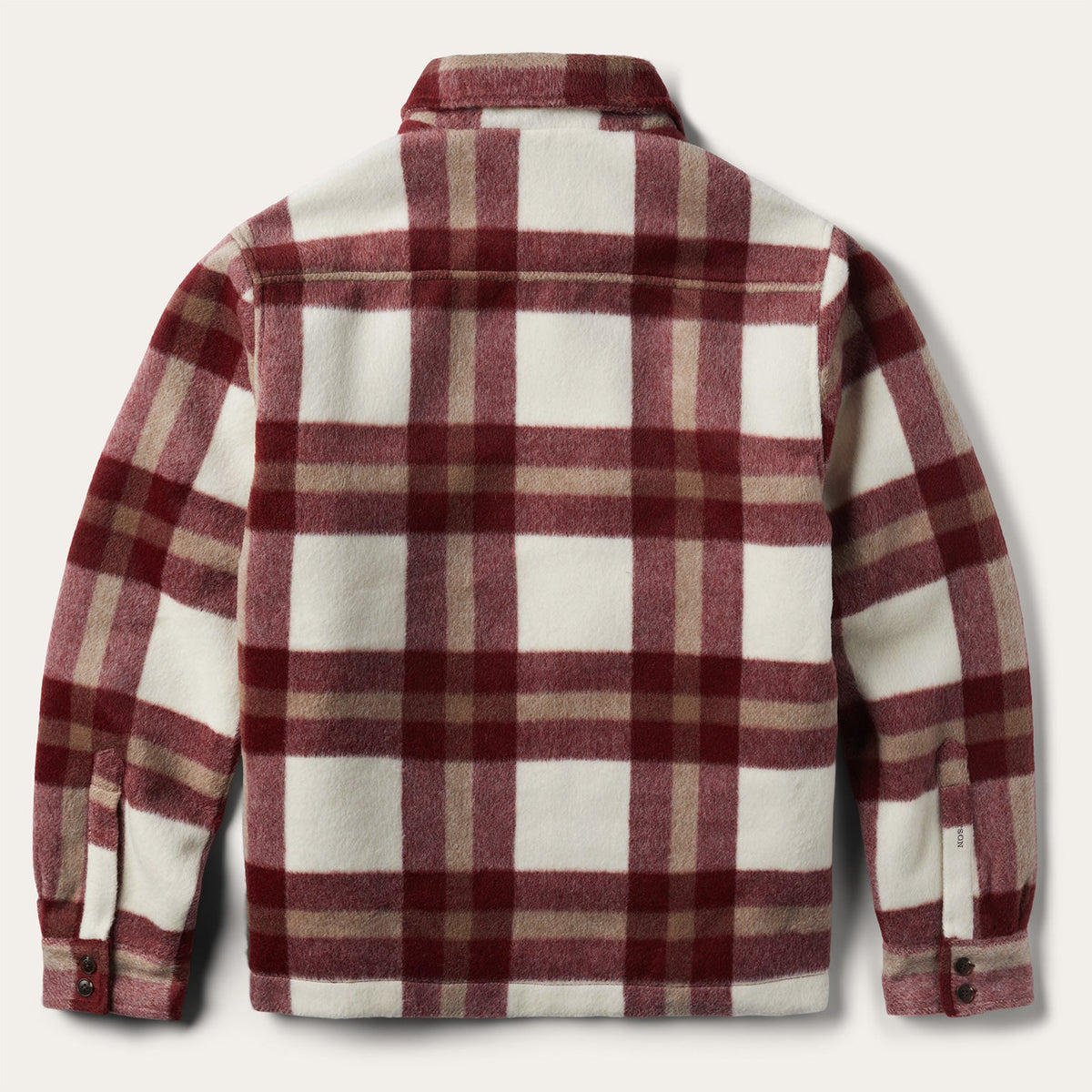 Plaid Lined Jac-Shirt Red - Stetson