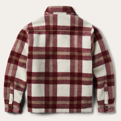 Plaid Lined Jac-Shirt Red - Stetson