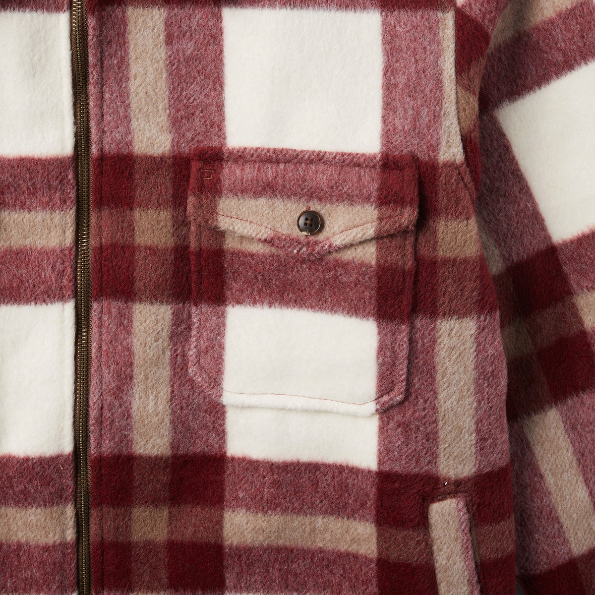 Plaid Lined Jac-Shirt Red - Stetson