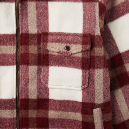 Plaid Lined Jac-Shirt Red - Stetson