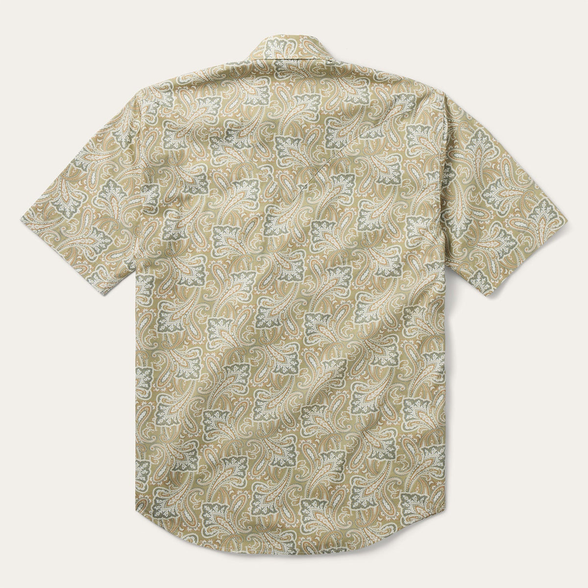 Paisley Short Sleeve Shirt Brown - Stetson