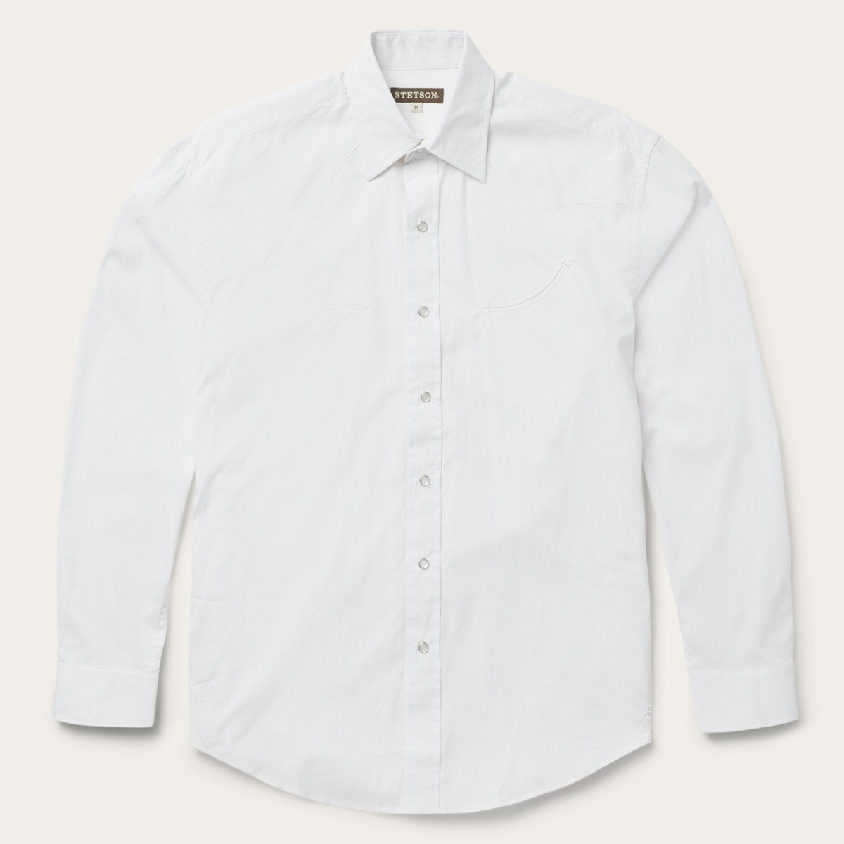 Pin Point Oxford Shirt White - Stetson