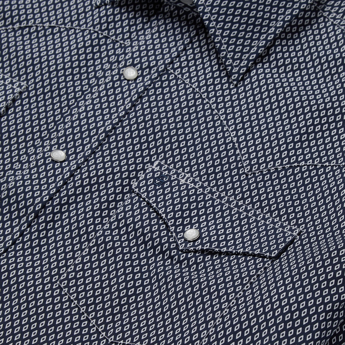 Diamond Geo Western Shirt Blue - Stetson