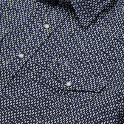 Diamond Geo Western Shirt Blue - Stetson