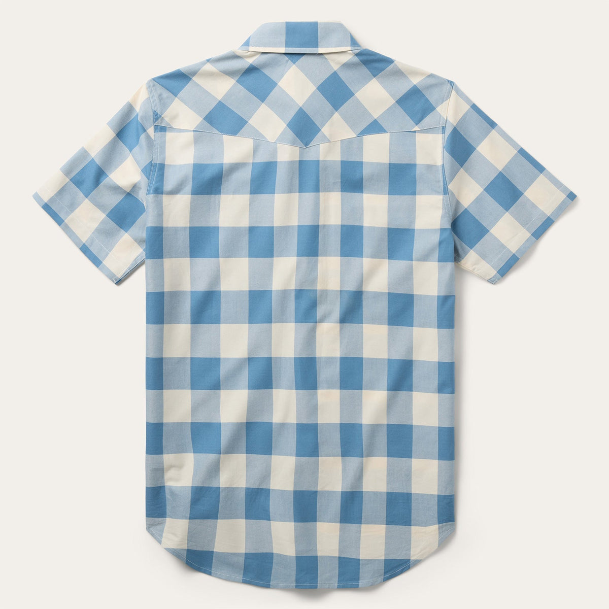 Buffalo Oxford Short Sleeve Shirt Denim - Stetson