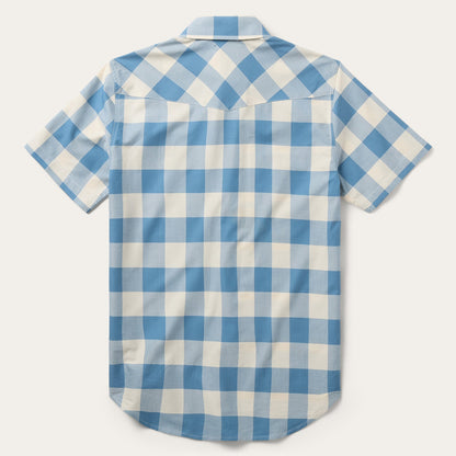 Buffalo Oxford Short Sleeve Shirt Denim - Stetson